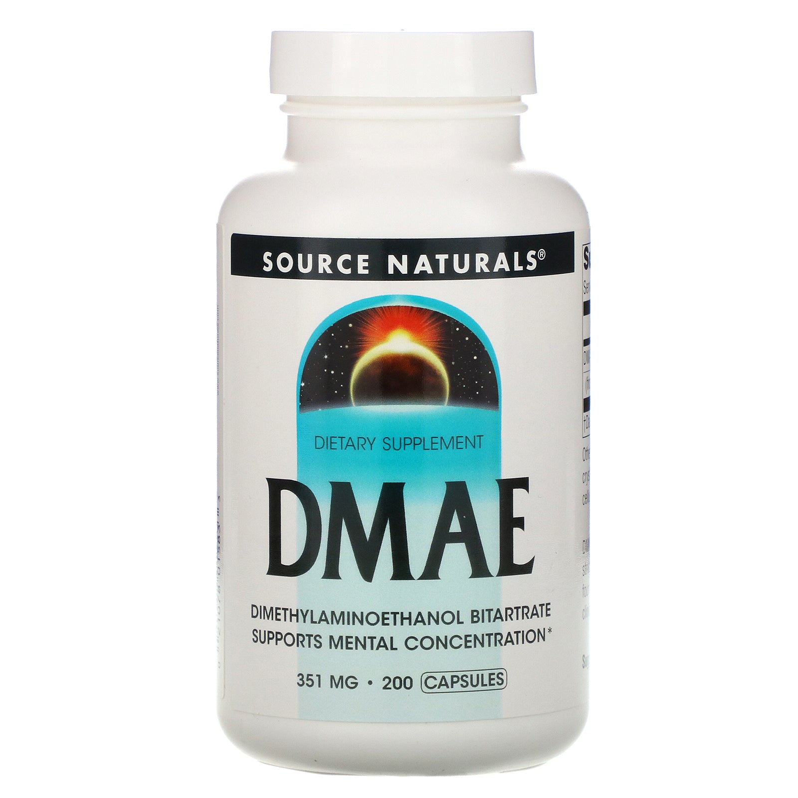 Source Naturals, DMAE, 351 mg, 200 Capsules