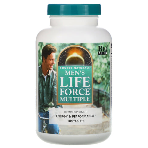 Source Naturals, Men's Life Force Multiple, 180 Tablets