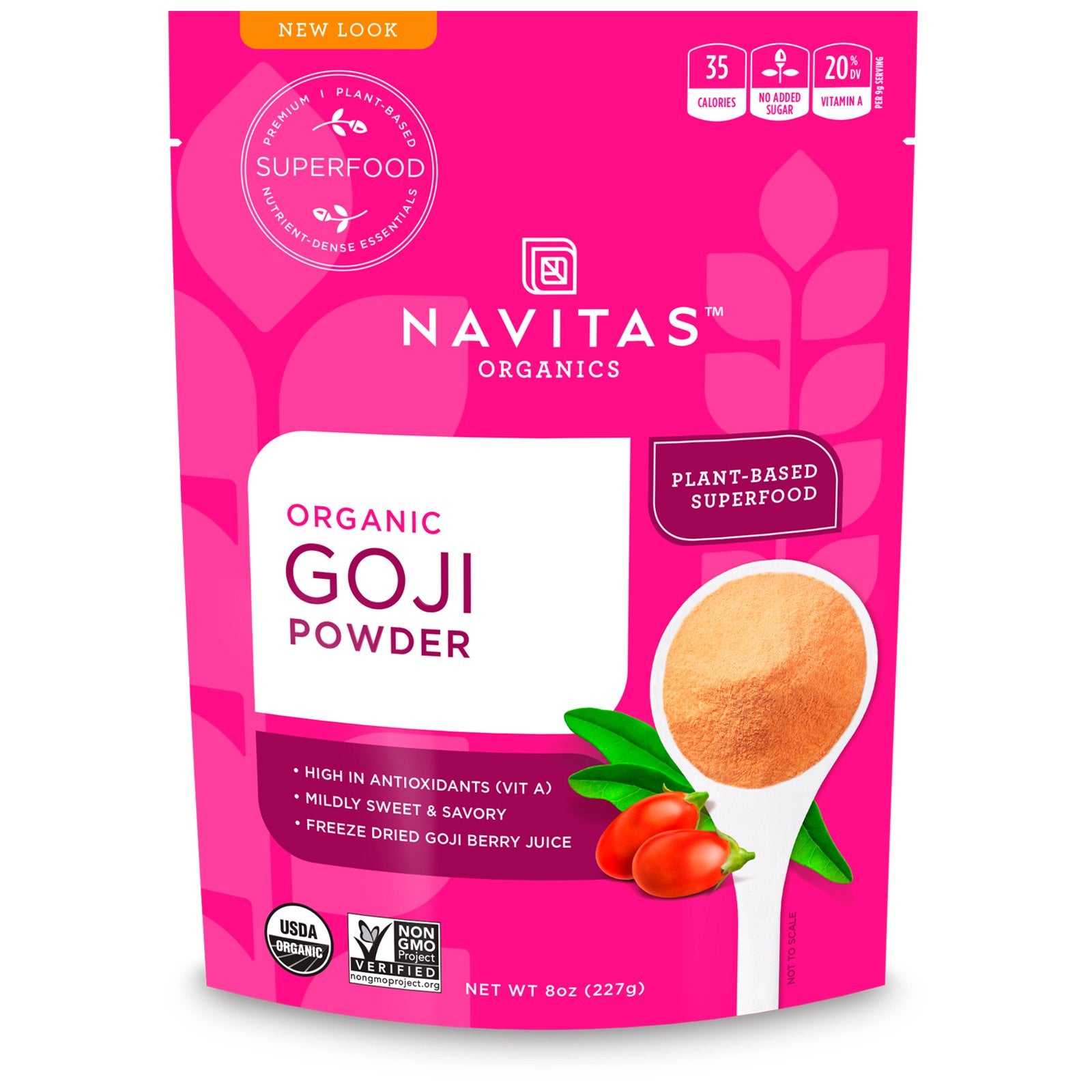 Navitas Organics, Organic Goji Powder, 8 oz (227 g)