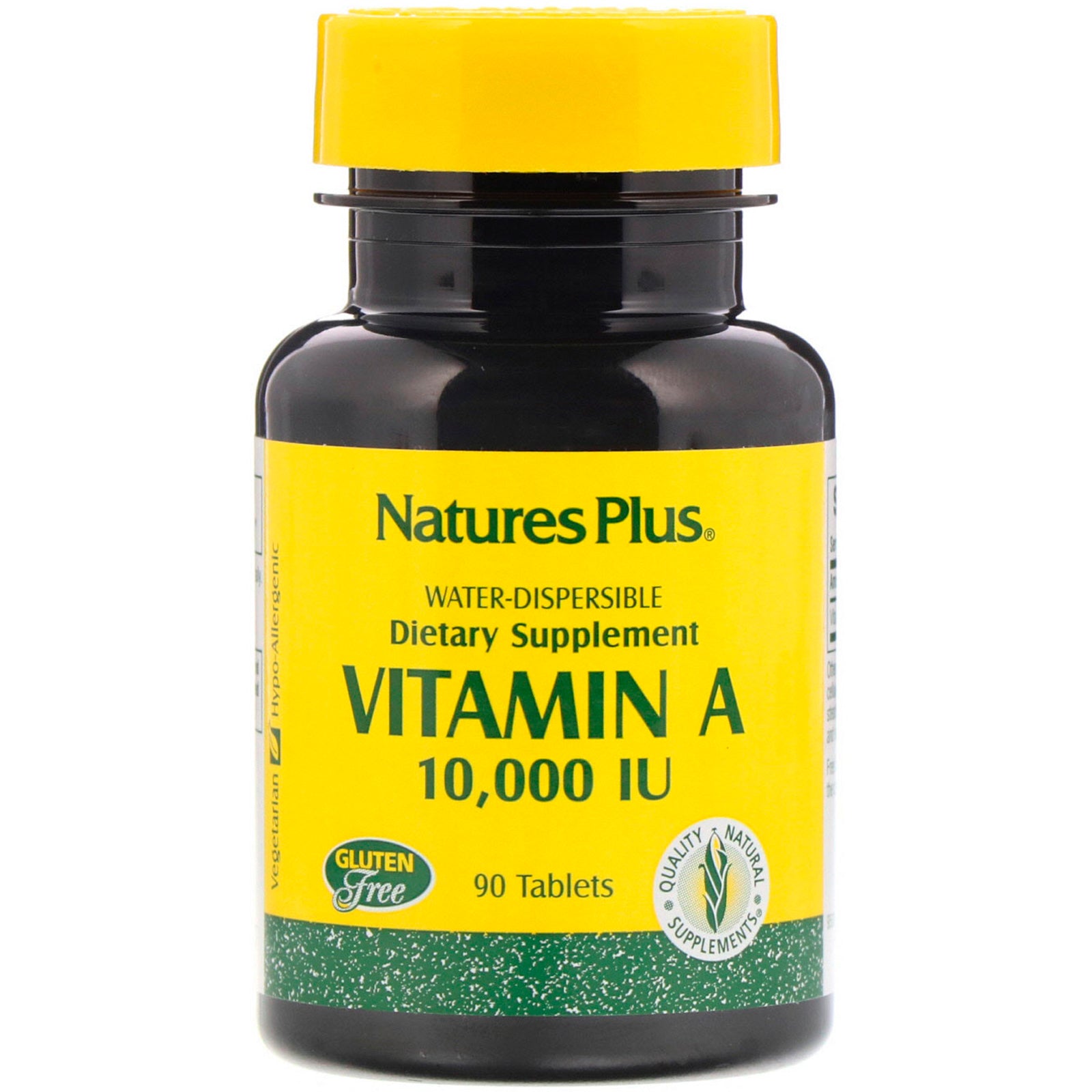 Nature's Plus, Vitamin A, 10,000 IU, 90 Tablets
