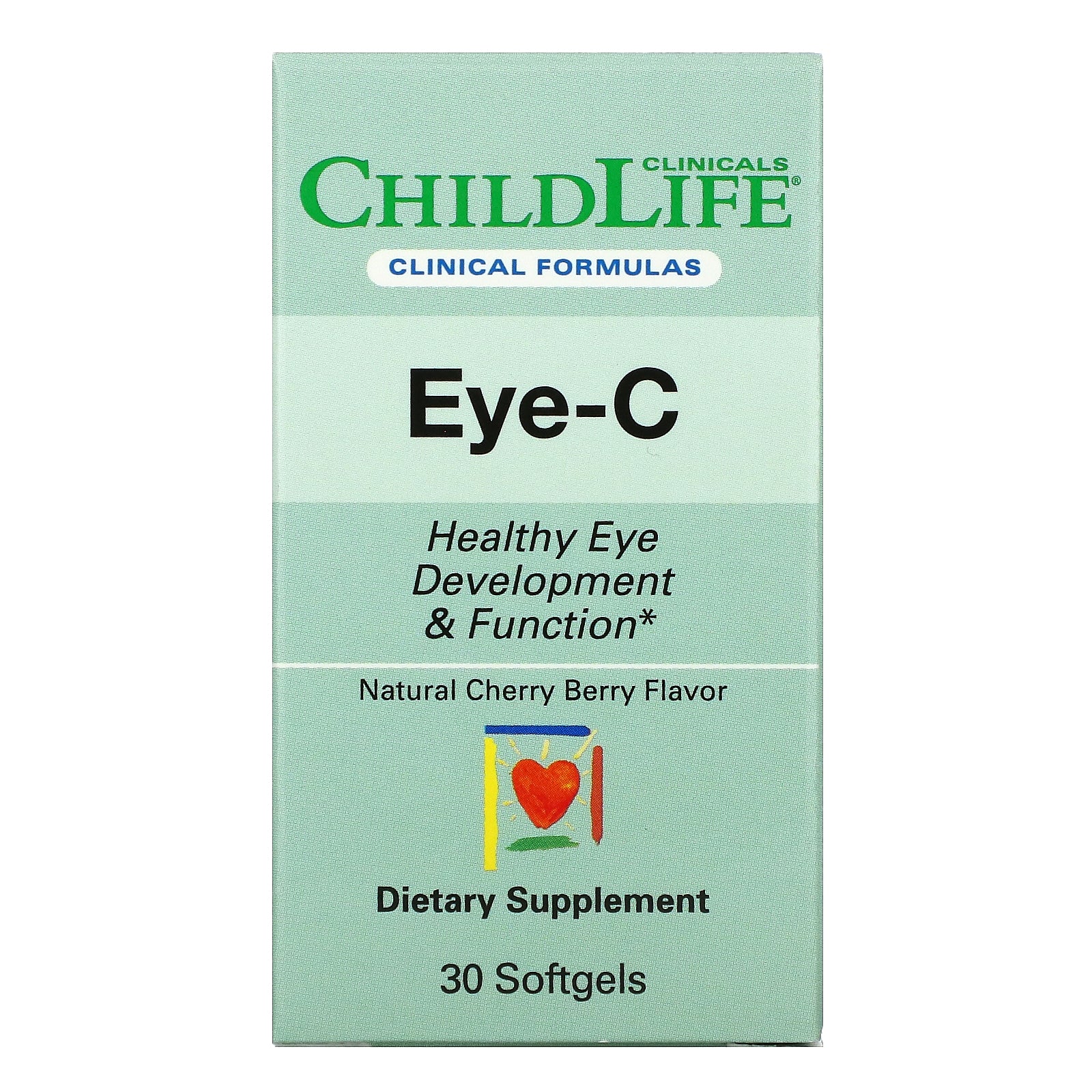 Childlife Clinicals, Eye-C, Natural Cherry Berry , 30 Softgels