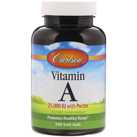 Carlson Labs, Vitamin A, 25,000 IU, 300 Softgels