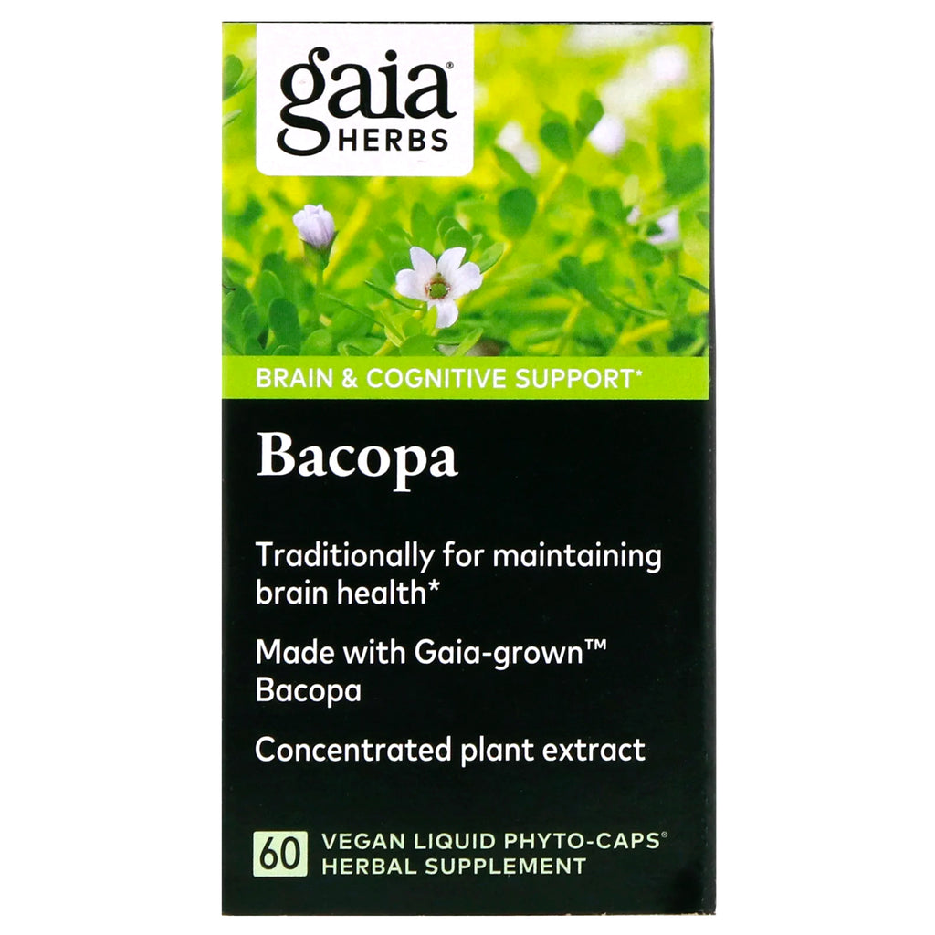 Gaia Herbs, Bacopa, 60 Vegan Liquid Phyto-Caps