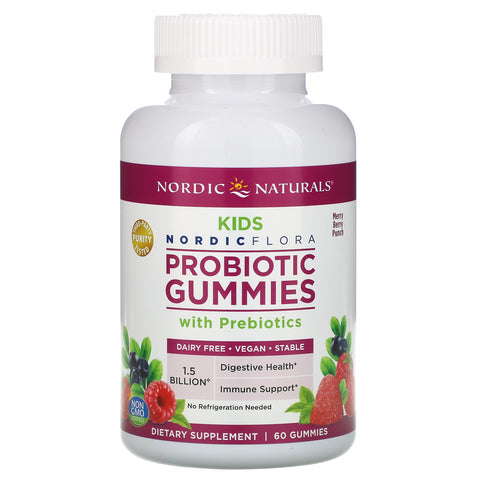 Nordic Naturals, Probiotic Gummies Kids, Merry Berry Punch, 60 Gummies