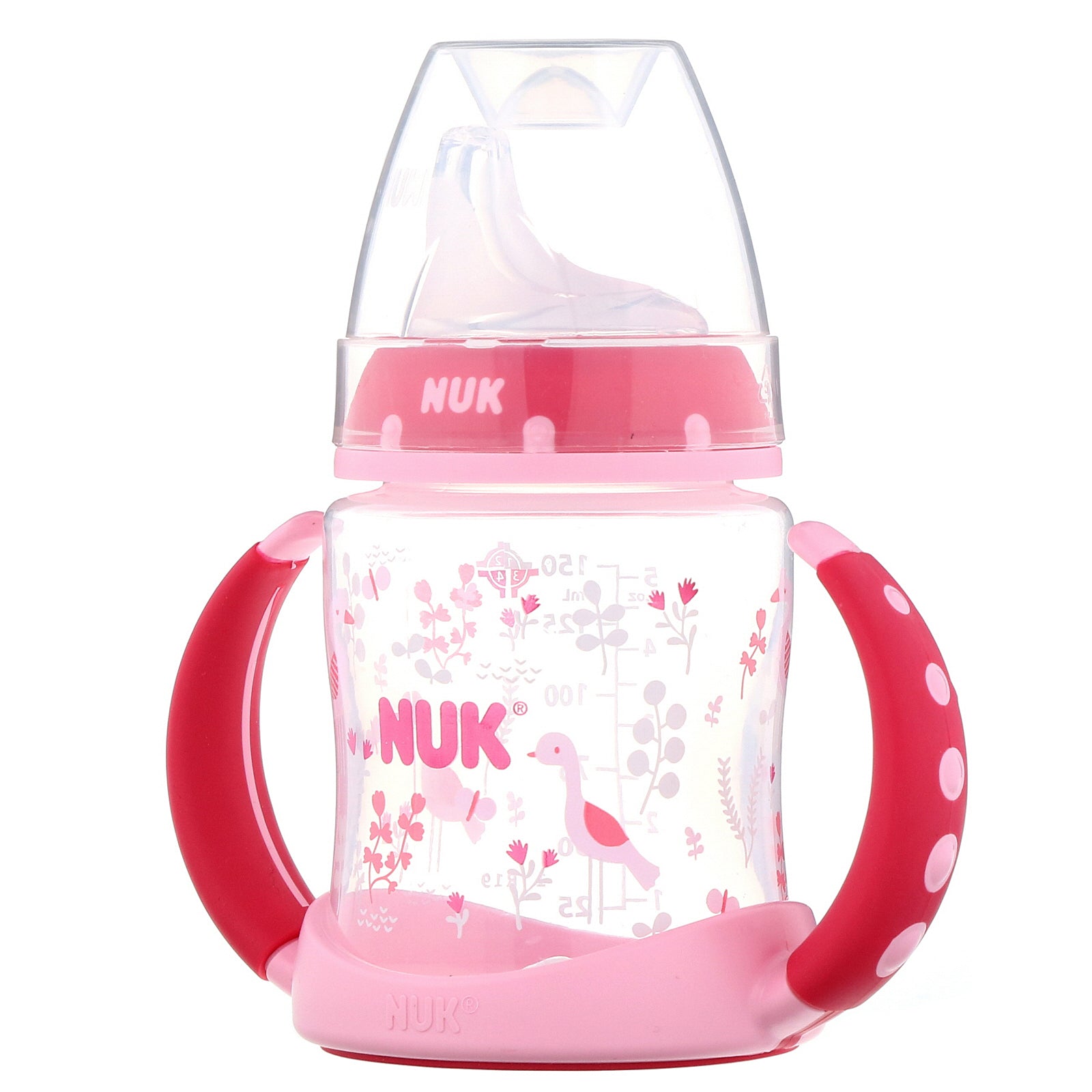 NUK, Learner Cup, 6+ Months, Pink, 1 Cup, 5 oz (150 ml)