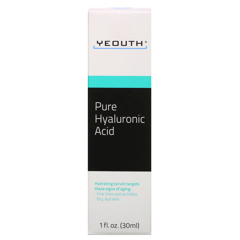 Yeouth, Pure Hyaluronic Acid, 1 fl oz (30 ml)