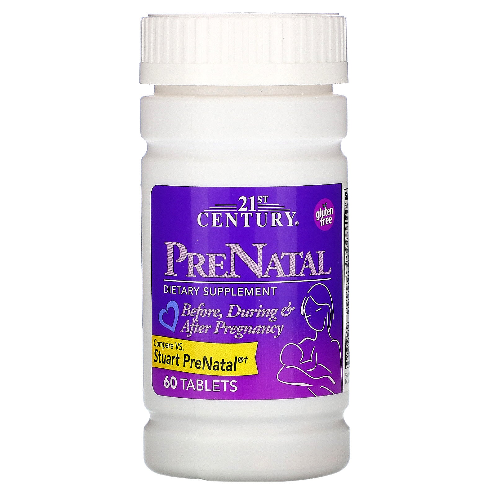 21st Century, PreNatal, 60 Tablets