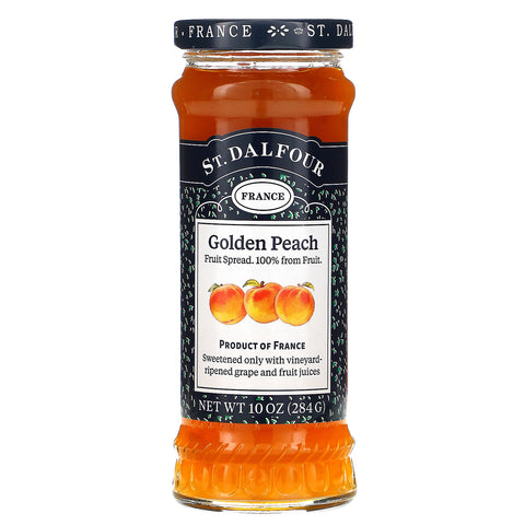 St. Dalfour, Deluxe Golden Peach Spread, 10 oz (284 g)