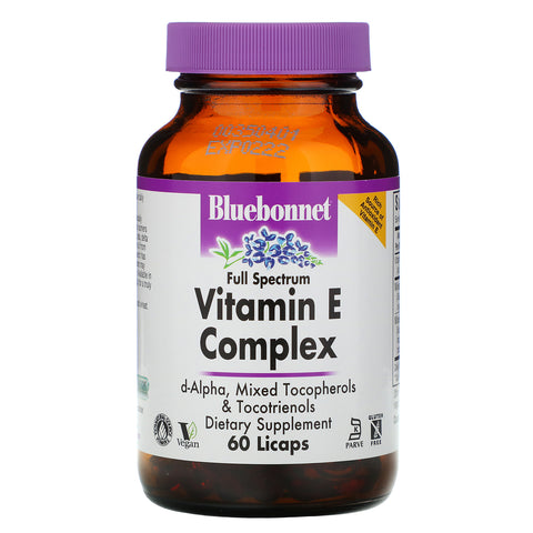 Bluebonnet Nutrition, Vitamin E Complex, 60 Licaps