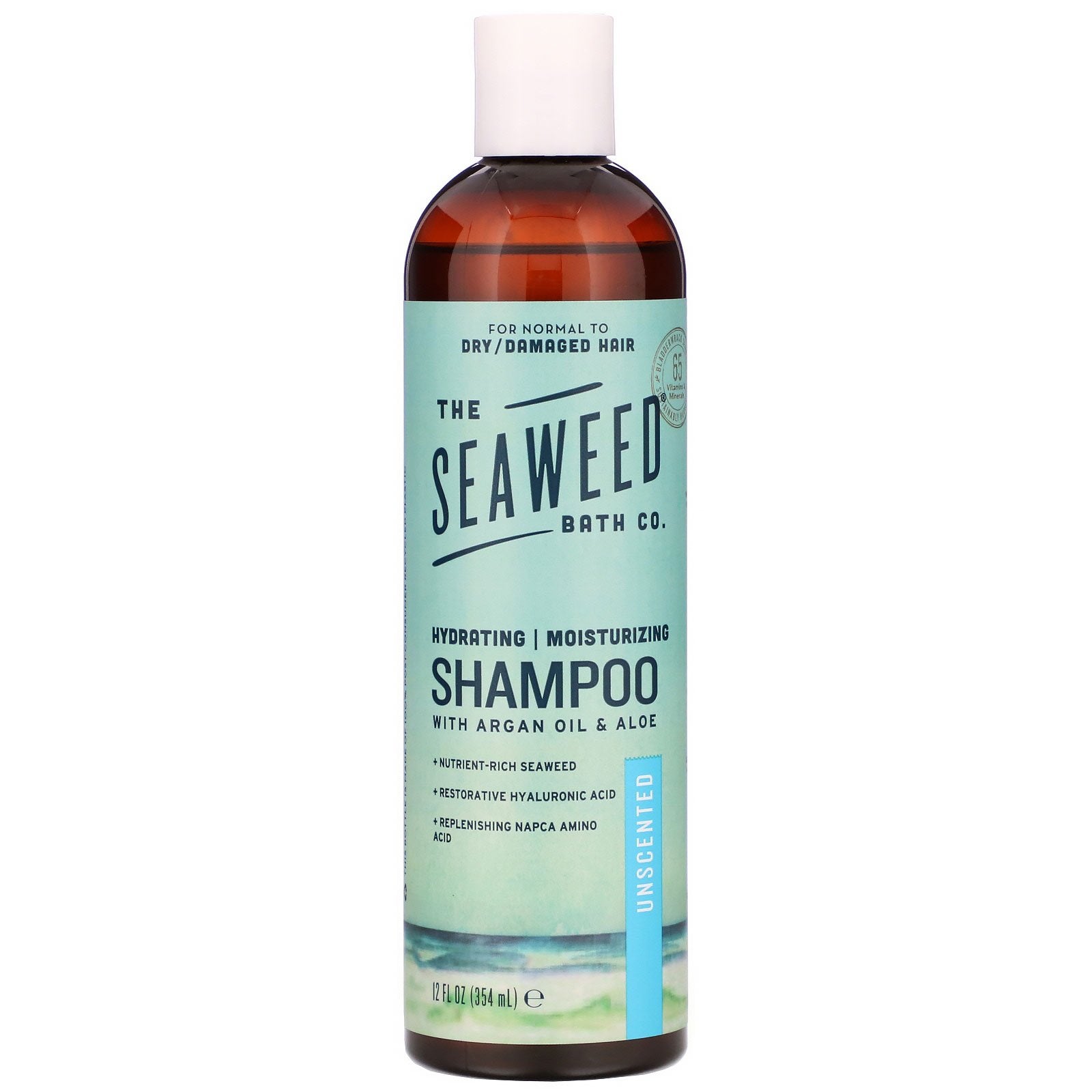 The Seaweed Bath Co., Hydrating Moisturizing Shampoo, Unscented, 12 fl oz (354 ml)