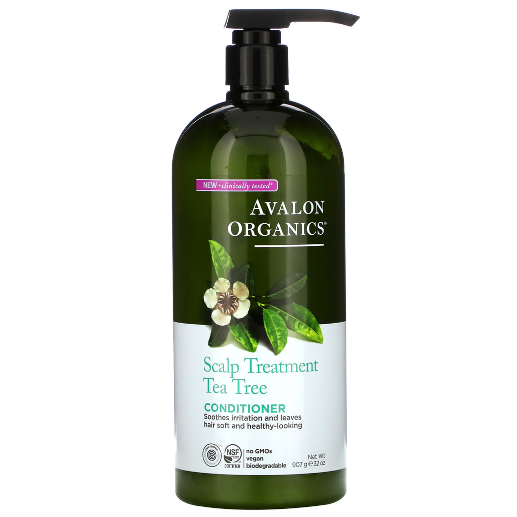 Avalon Organics, Scalp Treatment Conditioner, Tea Tree, 32 oz (907 g)