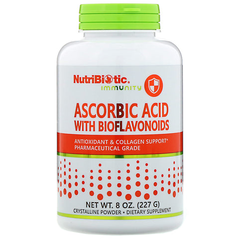 NutriBiotic, Immunity, Ascorbic Acid with Bioflavonoids, Crystalline Powder, 8 oz (227 g)