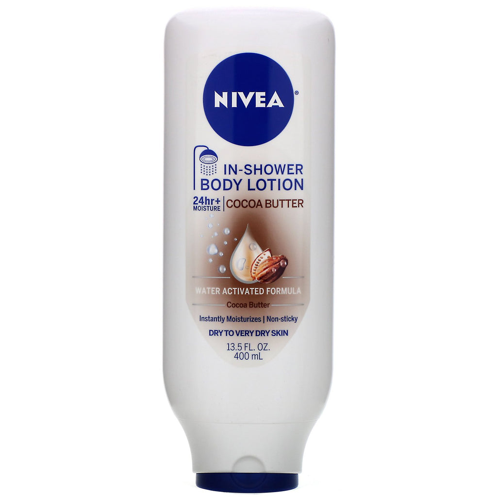 Nivea, In-Shower Body Lotion, Cocoa Butter, 13.5 fl oz (400 ml)