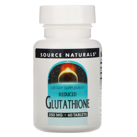 Source Naturals, Reduced Glutathione, 250 mg, 60 Tablets