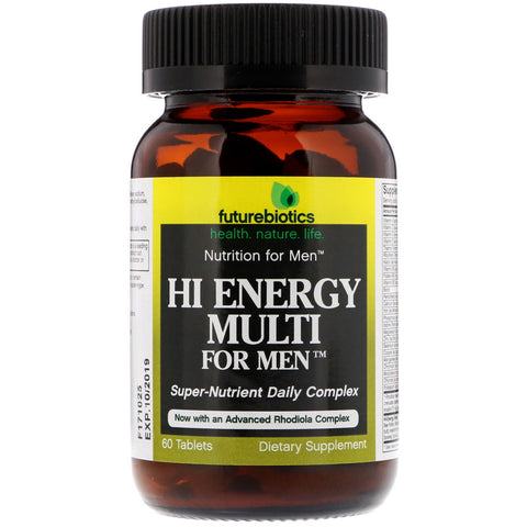 FutureBiotics, Hi Energy Multi, For Men, 60 Tablets