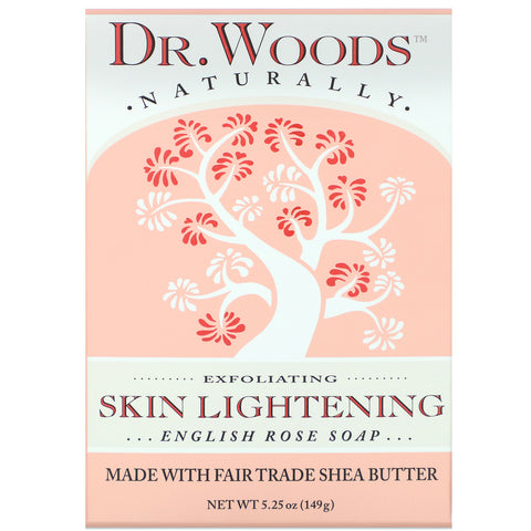 Dr. Woods, English Rose Soap, Skin Lightening, 5.25 oz (149 g)