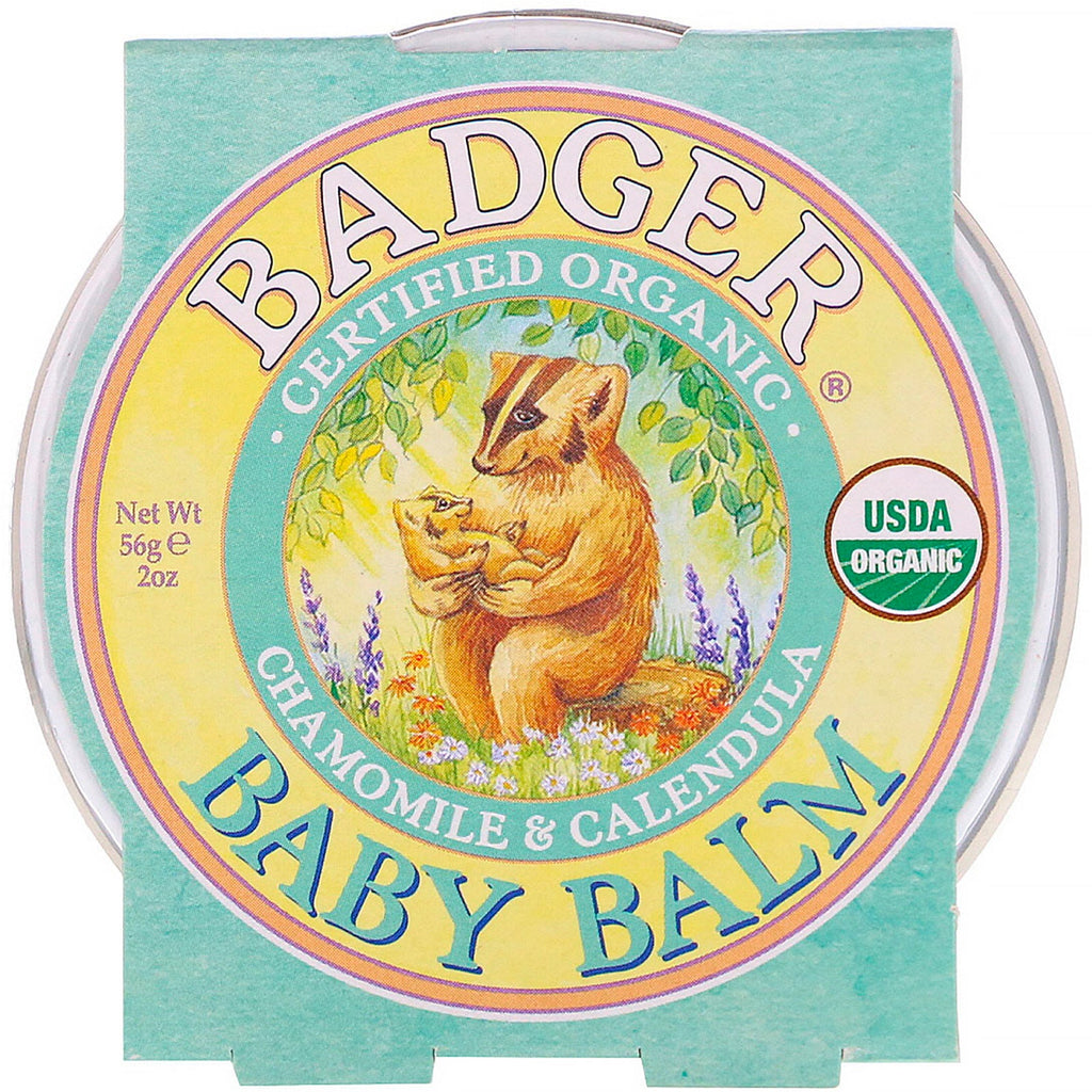 Badger Company, , Baby Balm, Chamomile & Calendula, 2 oz (56 g)