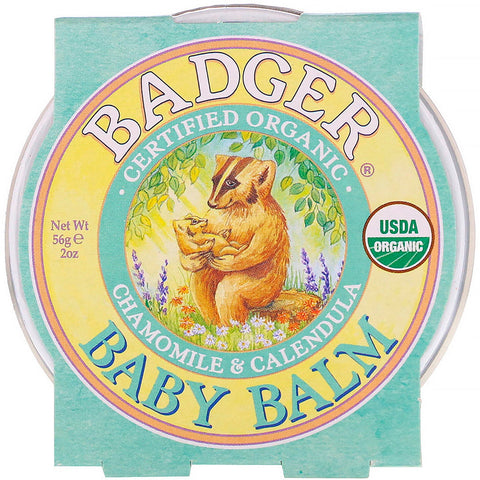 Badger Company, , Baby Balm, Chamomile & Calendula, 2 oz (56 g)