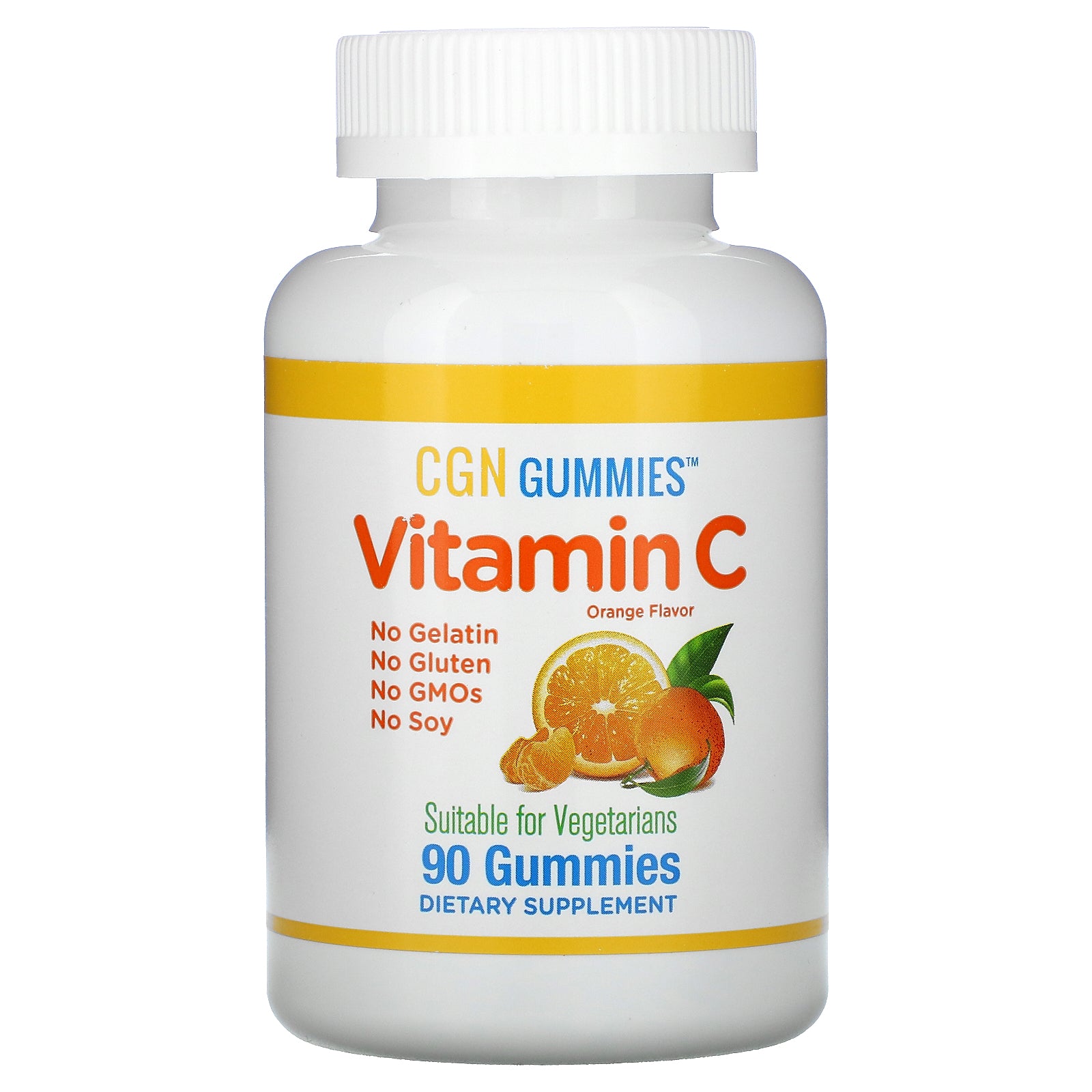 California Gold Nutrition, Vitamin C Gummies, Natural Orange Flavor, Gelatin Free, 90 Gummies