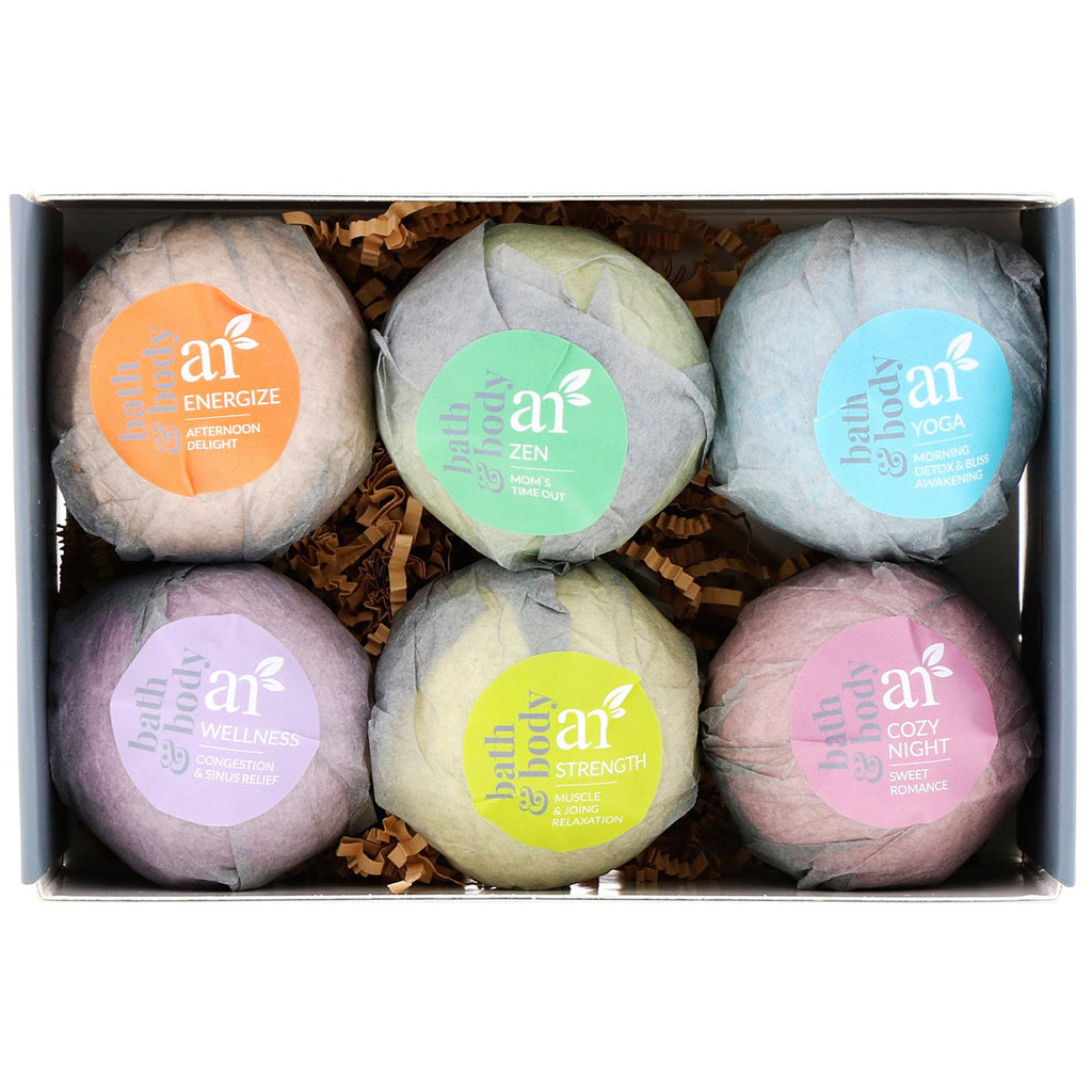 Artnaturals, Bath Bombs, 6 Bombs, 4 oz (113 g) Each