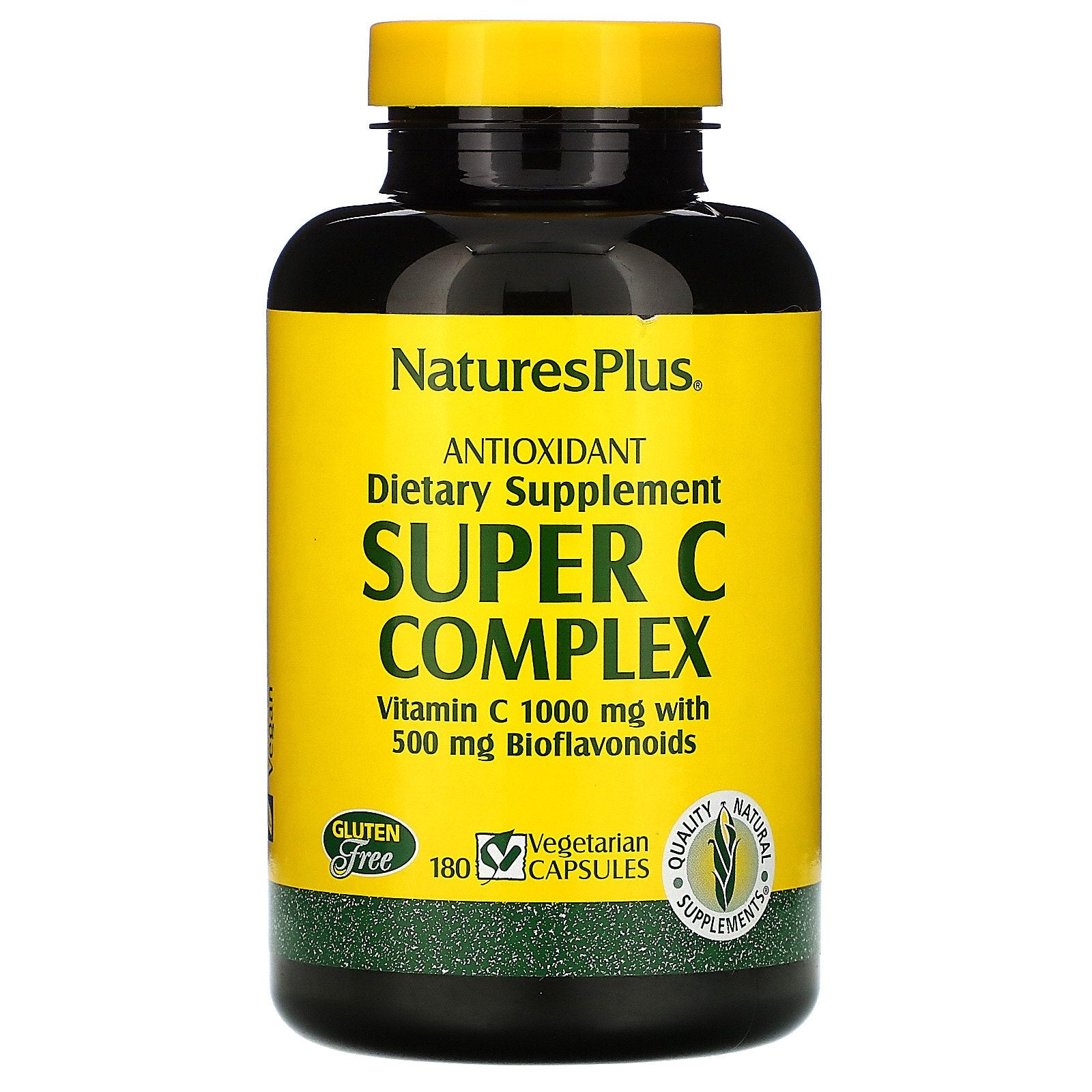 Nature's Plus, Super C Complex, 180 Vegetarian Capsules