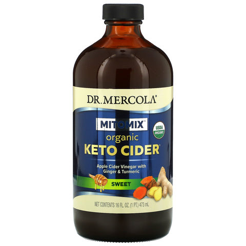 Dr. Mercola, Mitomix, Organic Keto Cider, Sweet, 16 fl oz (473 ml)