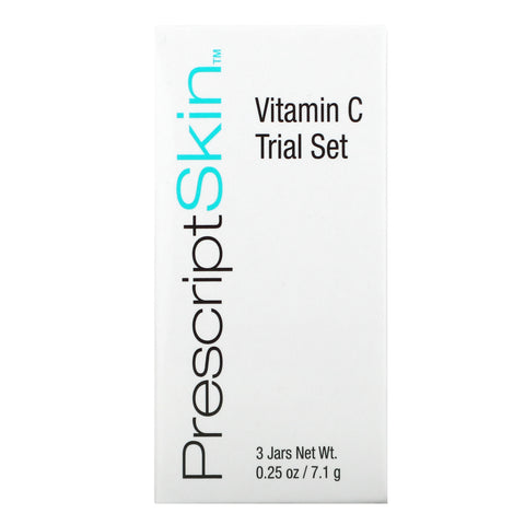 PrescriptSkin, Vitamin C Trial Set, 3 Jars, 0.25 oz (7.1 g) Each