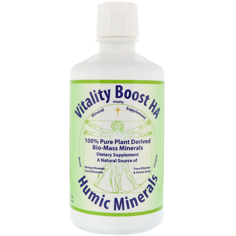 Morningstar Minerals, Vitality Boost HA, Humic Minerals, 32 fl oz (946 ml)