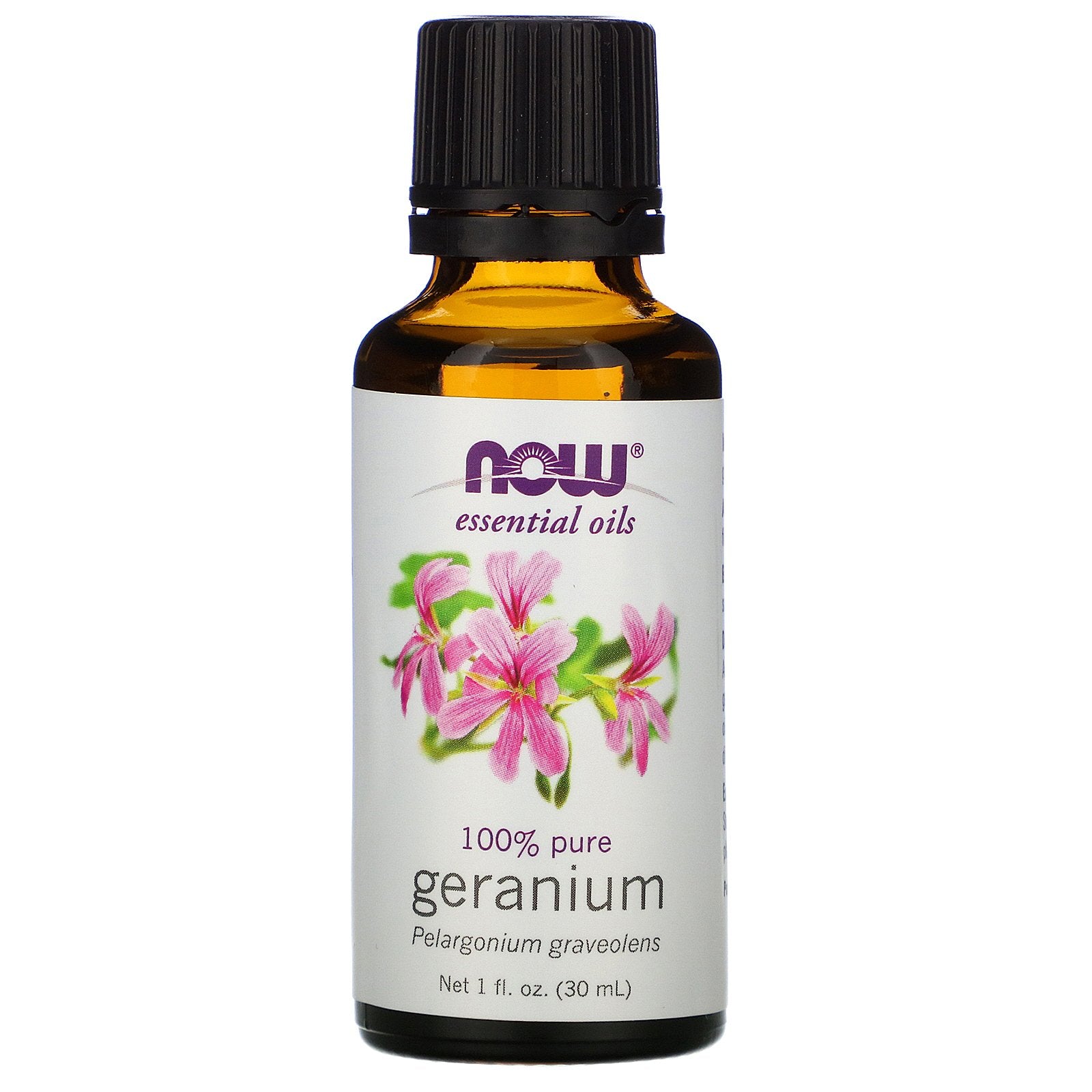 Now Foods, Essential Oils, Geranium, 1 fl oz (30 ml)