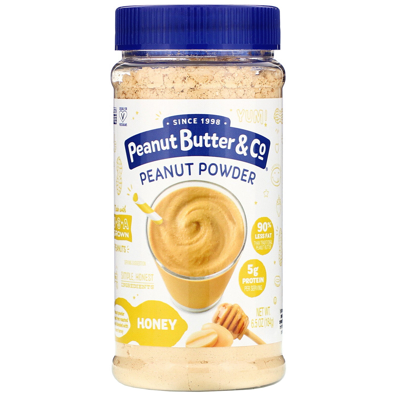 Peanut Butter & Co., Peanut Powder, Honey, 6.5 oz (184 g)