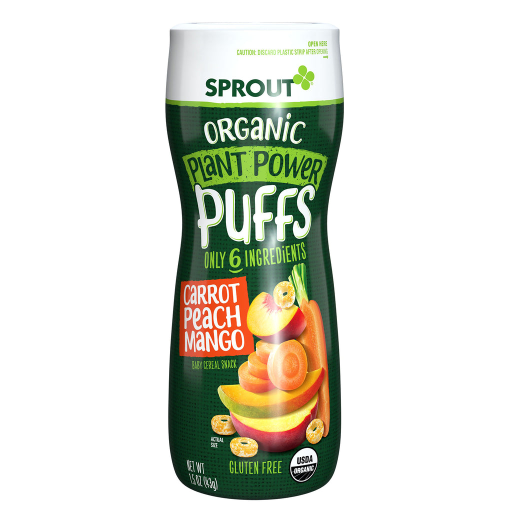 Sprout Organic, Quinoa Puffs, Carrot Mango, 1.5 oz (43 g)