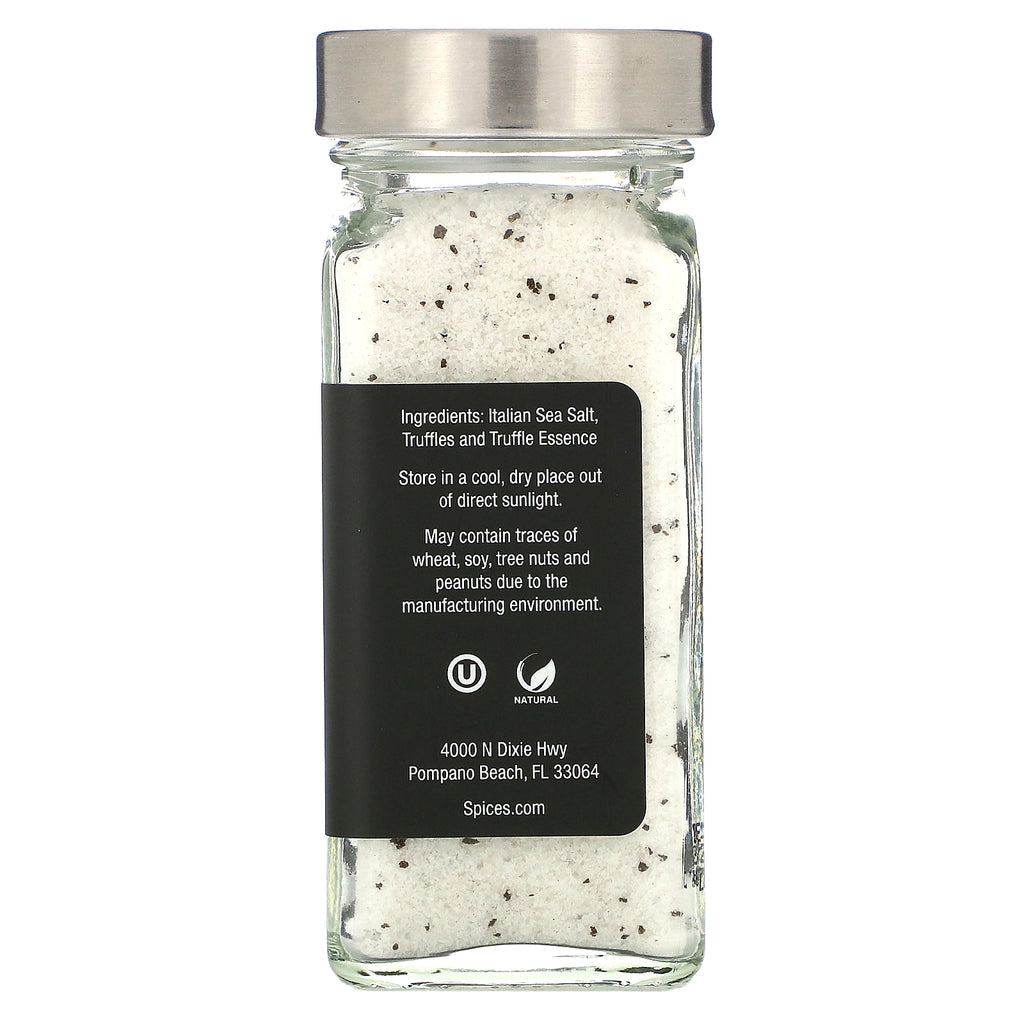 The Spice Lab, Italian Black Truffle Sea Salt, 4 oz (113 g)