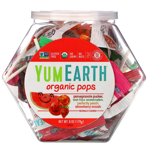 YumEarth, Organic Lollipops, 6 oz (170 g)