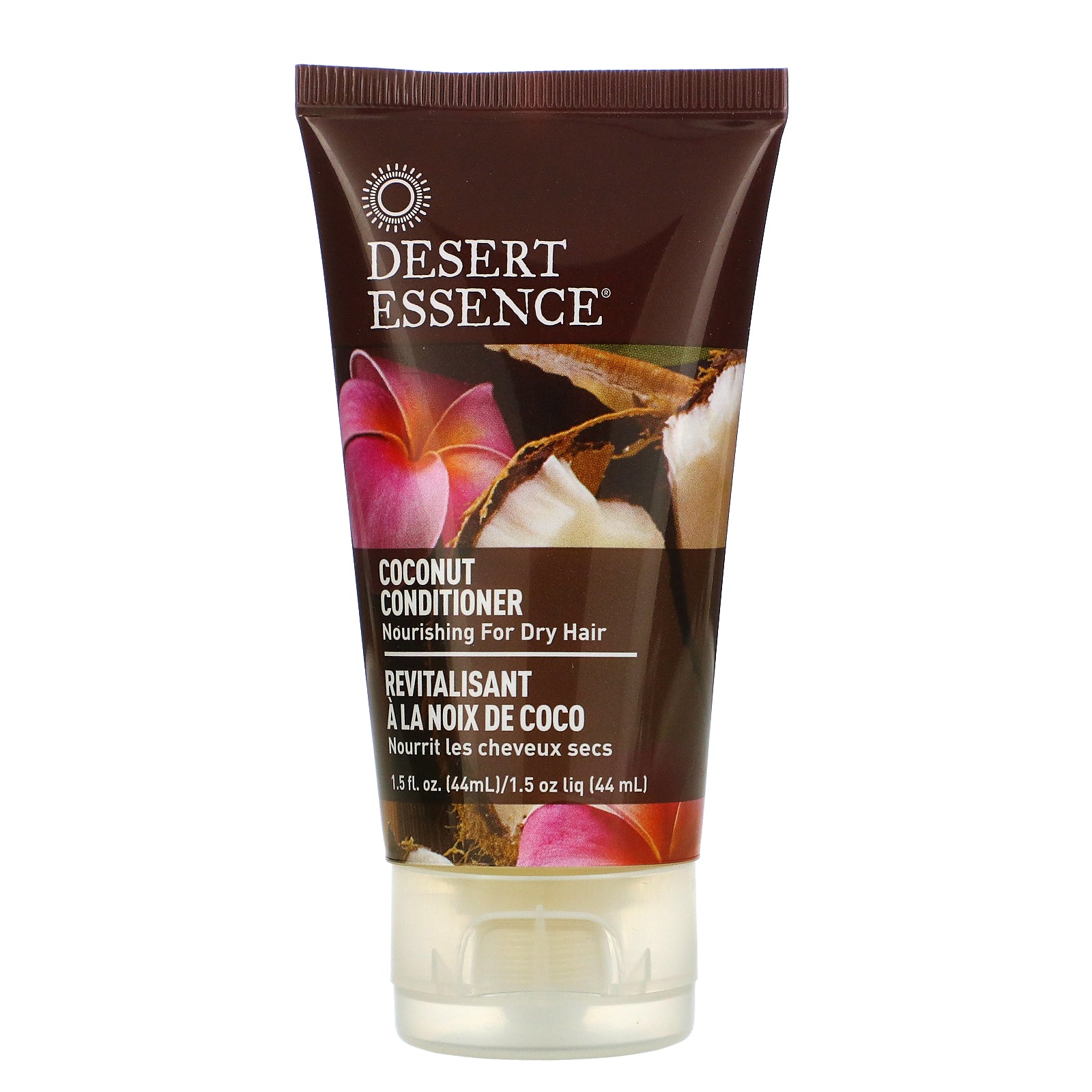 Desert Essence, Travel Size, Coconut Conditioner, 1.5 fl oz (44 ml)