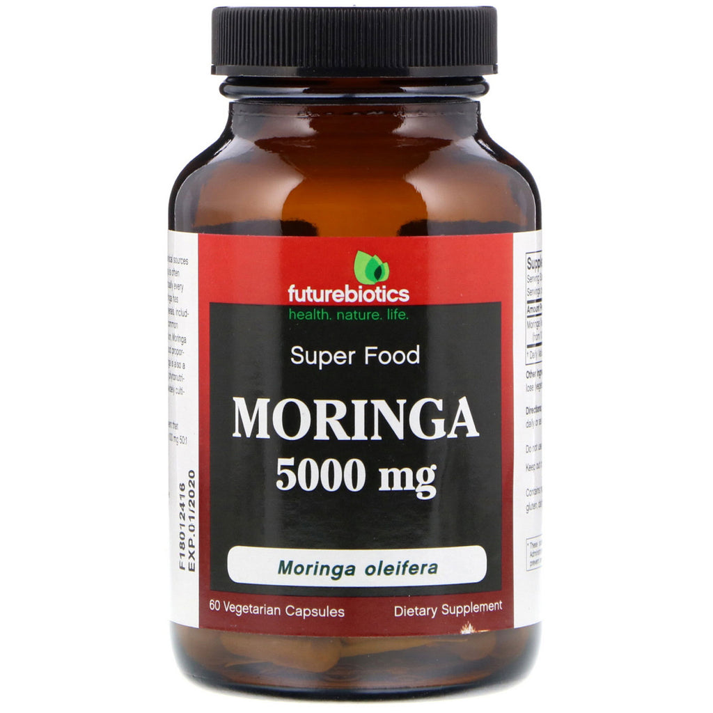 FutureBiotics, Moringa, 5,000 mg, 60 Vegetarian Capsules