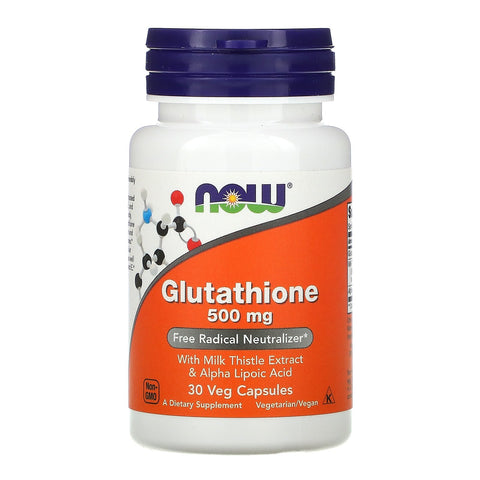 Now Foods, Glutathione, 500 mg, 30 Veg Capsules