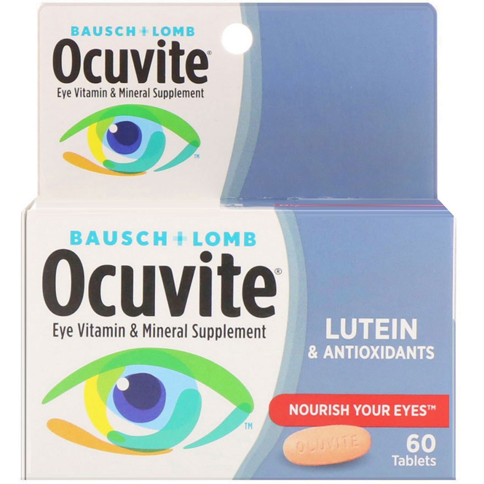 Bausch & Lomb, Eye Vitamin & Mineral Supplement, Lutein & Antioxidants , 60 Tablets