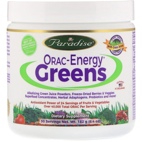 Paradise Herbs, ORAC-Energy Greens, 6.4 oz (182 g)