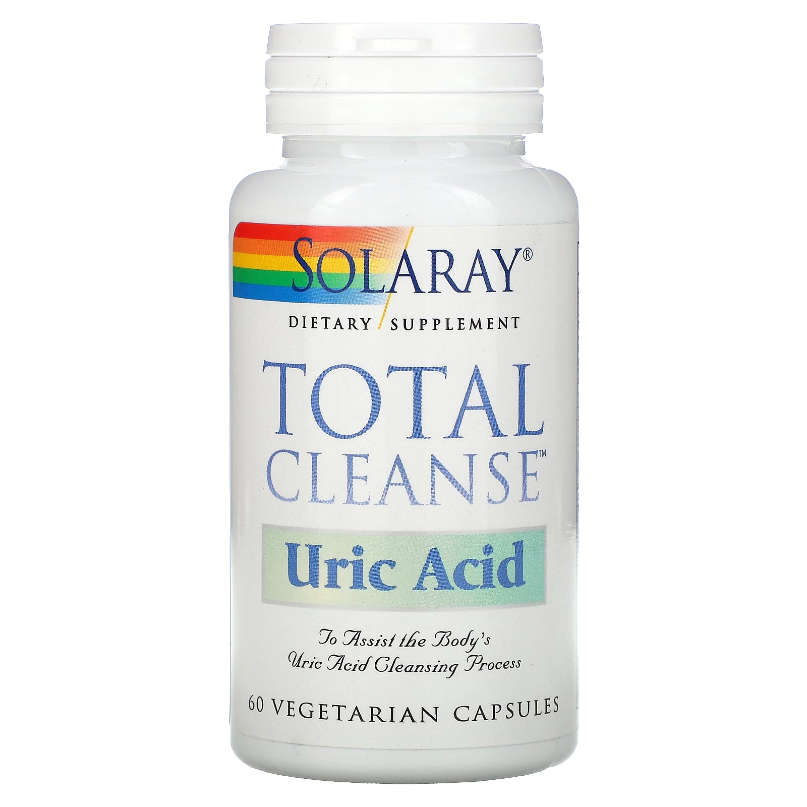 Solaray, Total Cleanse, Uric Acid, 60 Vegetarian Capsules