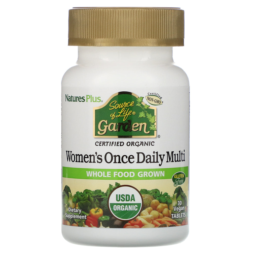 Nature's Plus, Source of Life Garden, Women's Once Daily Multi, 30 Vegan Tablets