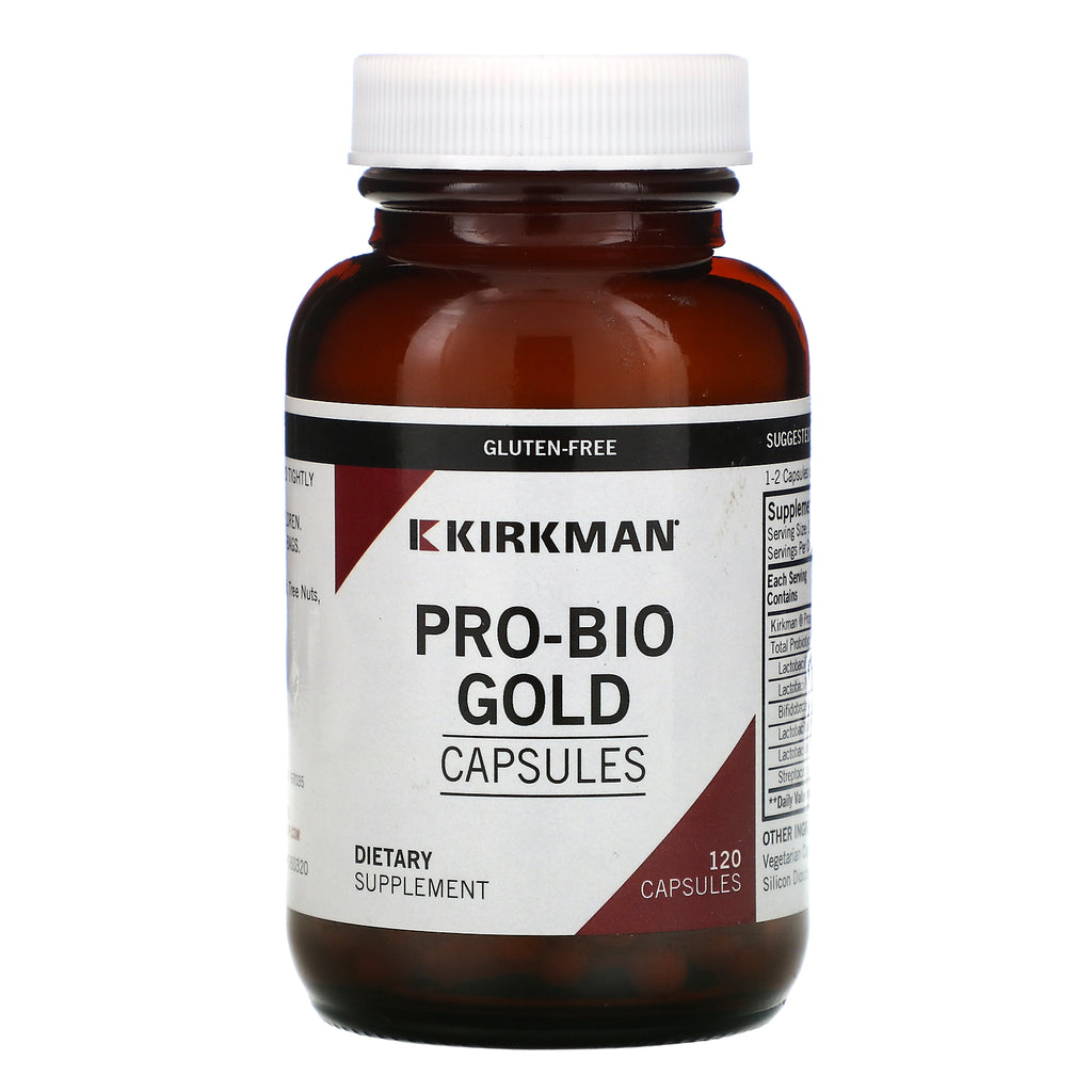 Kirkman Labs, Pro-Bio Gold, 120 Capsules (Ice)