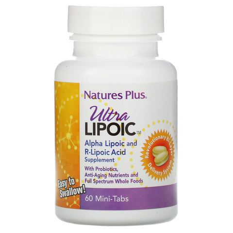 Nature's Plus, Ultra Lipoic, 60 Mini Tabs