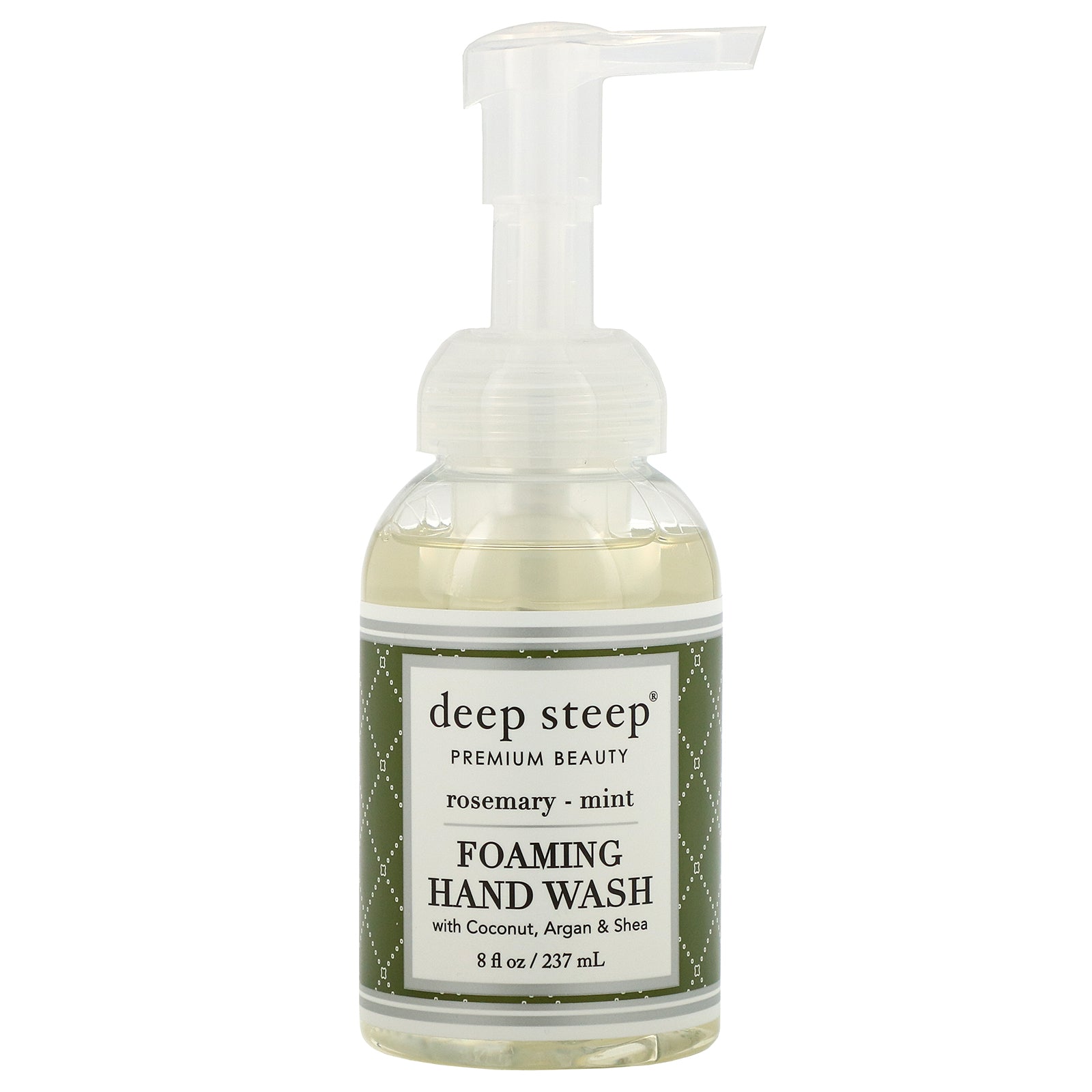 Deep Steep, Foaming Hand Wash, Rosemary - Mint, 8 fl oz (237ml)