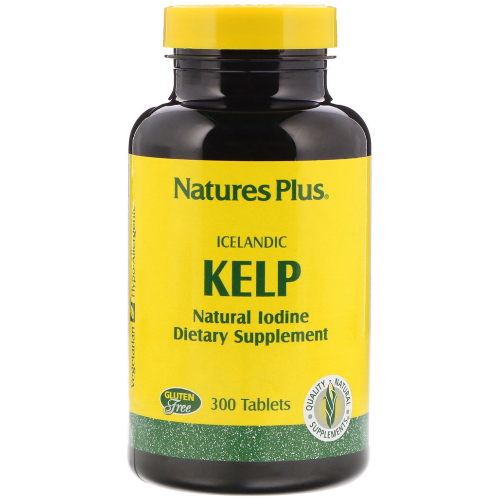 Nature's Plus, Icelandic  Kelp, 300 Tablets
