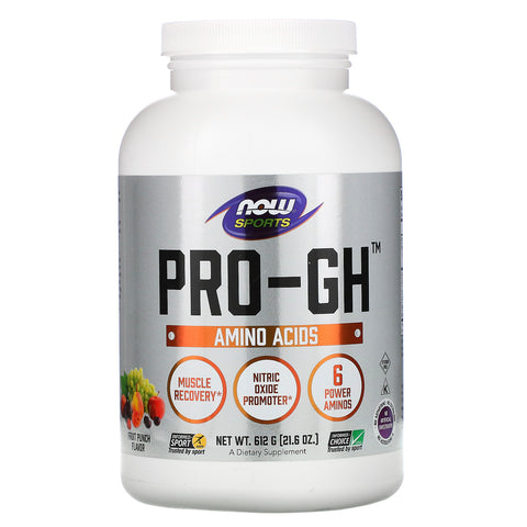 Now Foods, Sports, Pro-GH, Fruit Punch, 21.6 oz (612 g)