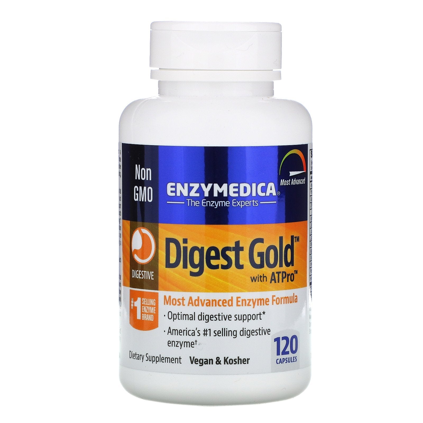 Enzymedica, Digest Gold with ATPro, 120 Capsules