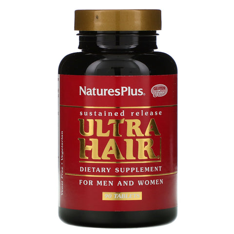 Nature's Plus, Ultra Hair, For Men and Women, 90 Tablets