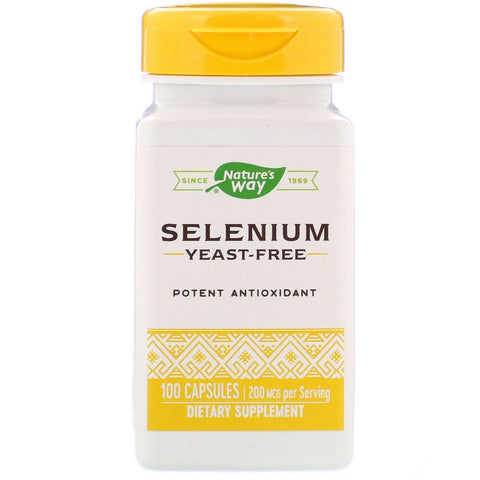 Nature's Way, Selenium, 200 mcg, 100 Capsules