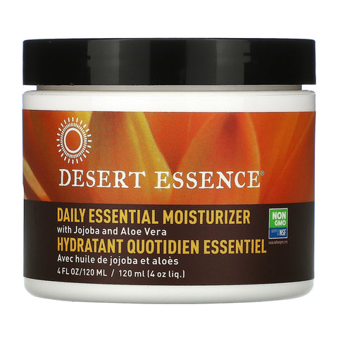 Desert Essence, Daily Essential Moisturizer, 4 fl oz (120 ml)