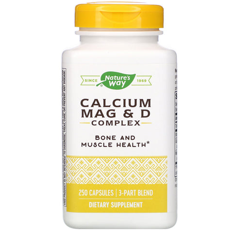 Nature's Way, Calcium Mag & D Complex, 250 Capsules